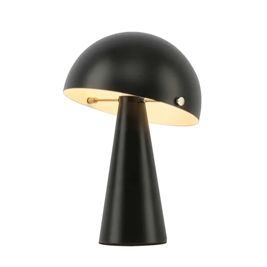 LAMPE DE TABLE EN ACIER NOIR PEINT E27 CHANTERELLE 2