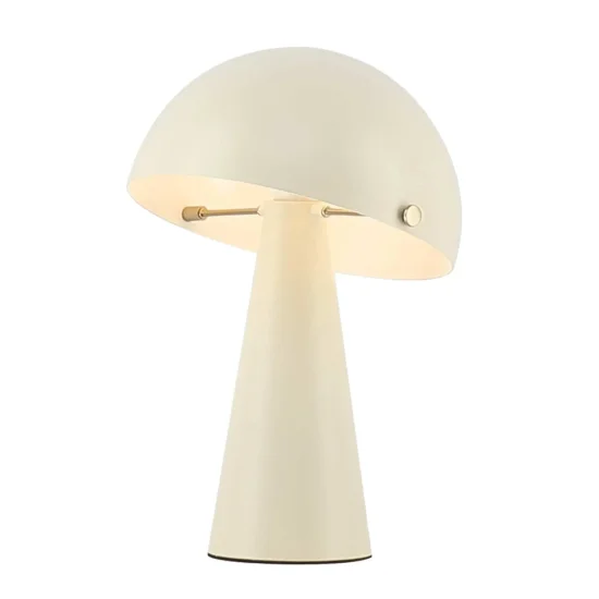 LAMPE DE TABLE EN ACIER PEINT BEIGE E27 CHANTERELLE 2