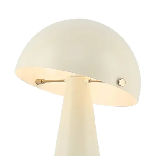 LAMPE DE TABLE EN ACIER PEINT BEIGE E27 CHANTERELLE