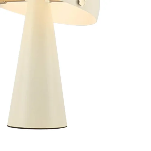 LAMPE DE TABLE EN ACIER PEINT BEIGE E27 CHANTERELLE