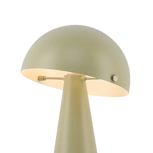 LÁMPARA DE MESA ACERO PINTADO VERDE MATE E27 CHANTERELLE