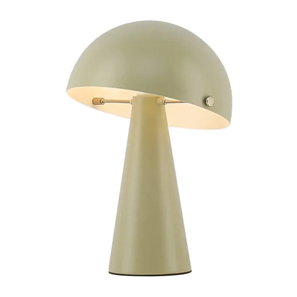 LÁMPARA DE MESA ACERO PINTADO VERDE MATE E27 CHANTERELLE