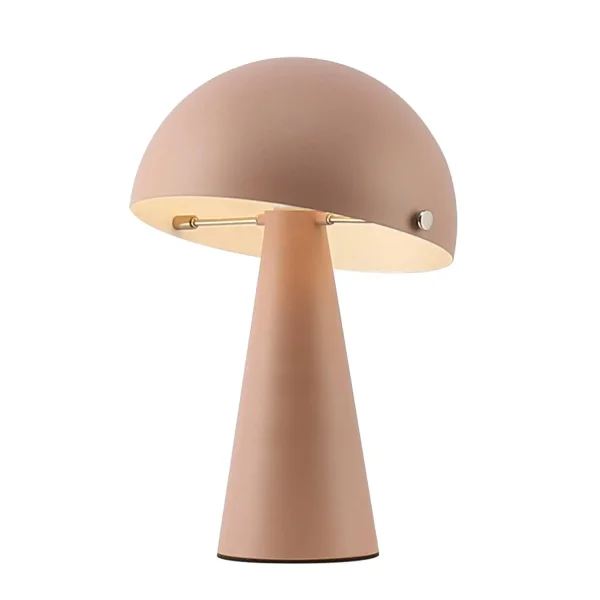 LAMPE DE TABLE EN ACIER PEINT ROSE MAT E27 CHANTERELLE