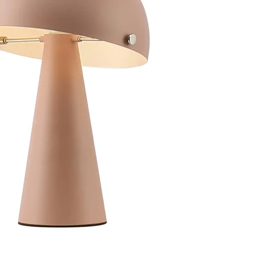 LAMPE DE TABLE EN ACIER PEINT ROSE MAT E27 CHANTERELLE
