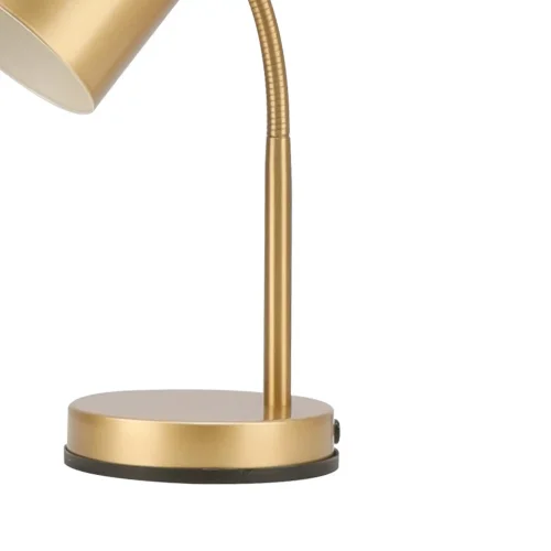 LAMPE DE TABLE E27 DORÉE GEMMA