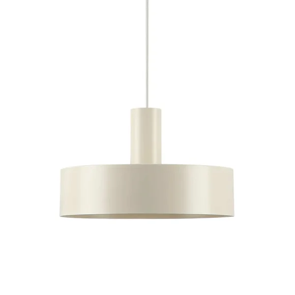 LAMPE DE PLAFOND E27 ACIER PEINT BEIGE GEMMA