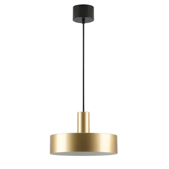 LAMPE DE PLAFOND E27 NOIRE ET DORÉE GEMMA 2