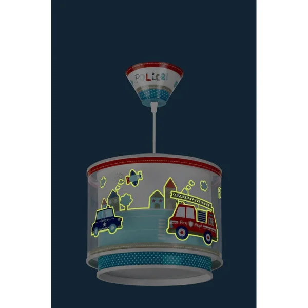 Suspension pour enfants en forme de police - Lampes et éclairage | Lúzete