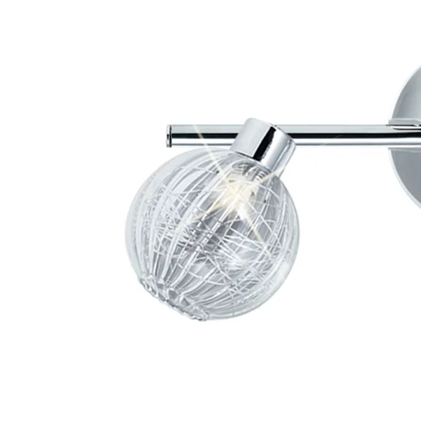 PROJECTEUR CHROMÉ CHROMÉ 2 LUMIÈRES QUINN