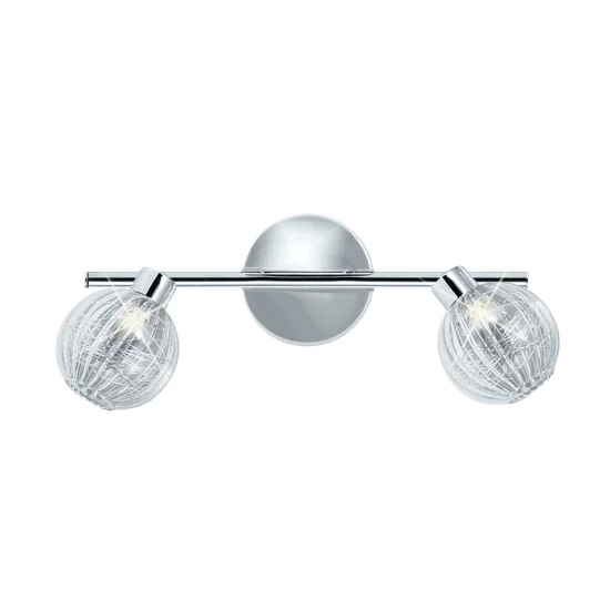 PROJECTEUR CHROMÉ CHROMÉ 2 LUMIÈRES QUINN