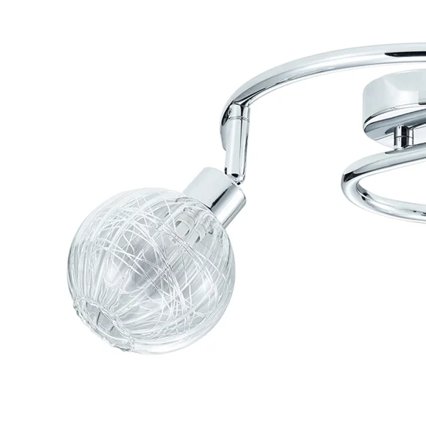 PLAFOND CHROMÉ 3-LUMIÈRE DE QUINN