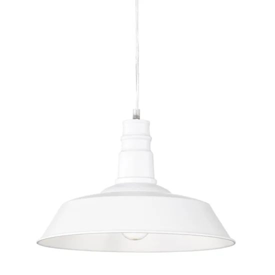 LAMPE DE PLAFOND DE TELMO BLANCHE INDUSTRIELLE