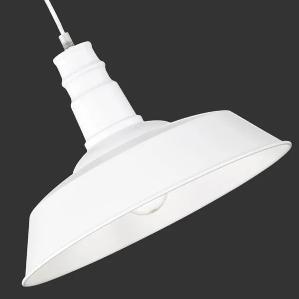 LAMPE DE PLAFOND DE TELMO BLANCHE INDUSTRIELLE LAMPE DE PLAFOND DE TELMO BLANCHE INDUSTRIELLE