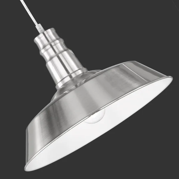 LAMPE DE PLAFOND INDUSTRIELLE DE TELMO DE NICKEL