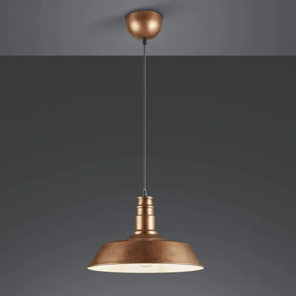 LAMPE DE PLAFOND TELMO CUIVRE VIEILLI