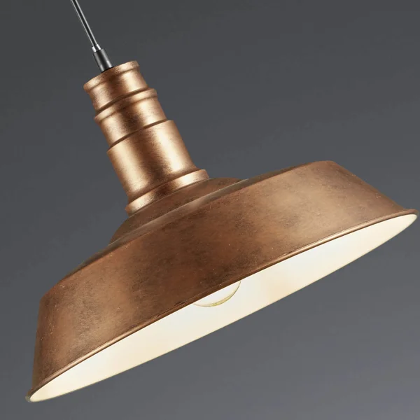 LAMPE DE PLAFOND TELMO CUIVRE VIEILLI