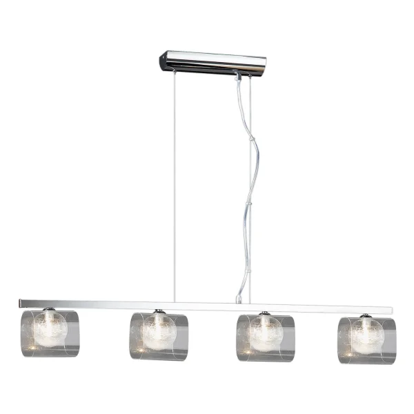 LAMPE DE PLAFOND BARBARA DE VERRE DE 4L