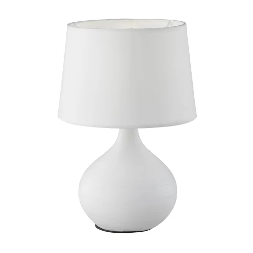 LAMPE DE TABLE EN CÉRAMIQUE BLANCHE GUIDO LAMPE DE TABLE EN CÉRAMIQUE BLANCHE GUIDO