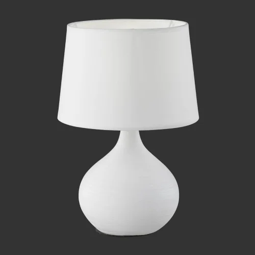 LAMPE DE TABLE EN CÉRAMIQUE BLANCHE GUIDO LAMPE DE TABLE EN CÉRAMIQUE BLANCHE GUIDO