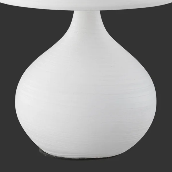 LAMPE DE TABLE EN CÉRAMIQUE BLANCHE GUIDO LAMPE DE TABLE EN CÉRAMIQUE BLANCHE GUIDO