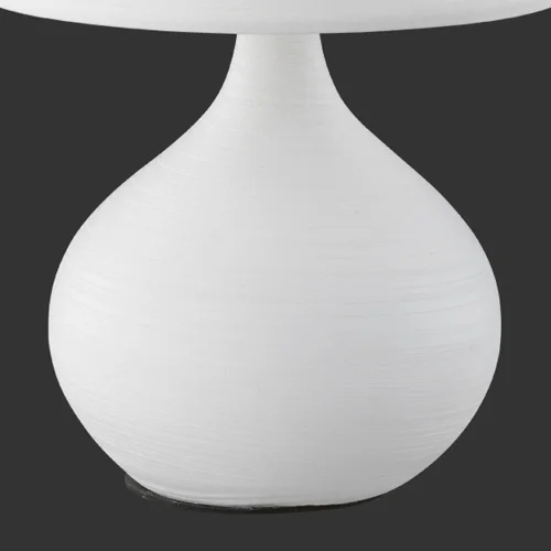 LAMPE DE TABLE EN CÉRAMIQUE BLANCHE GUIDO LAMPE DE TABLE EN CÉRAMIQUE BLANCHE GUIDO