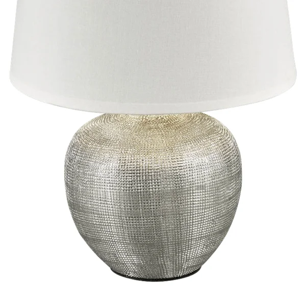 LAMPE DE TABLE SPLENDEUR 18CM ARGENT