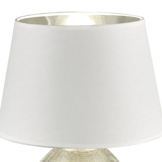 LAMPE DE TABLE SPLENDEUR 24CM ARGENT 2