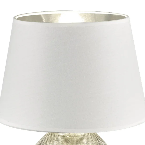 LAMPE DE TABLE SPLENDEUR 24CM ARGENT LAMPE DE TABLE SPLENDEUR 24CM ARGENT