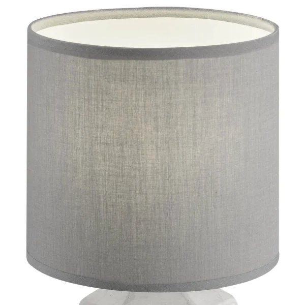 LAMPE DE TABLE TAYLOR ÉCRAN GRIS