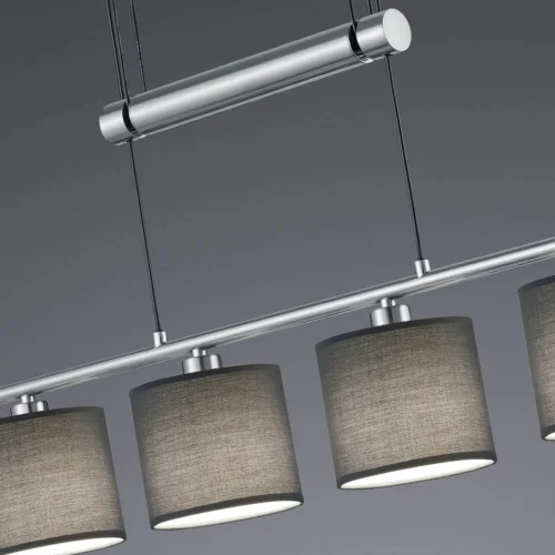 LAMPE DE PLAFOND 4 LUMIÈRES OLIVIA GRIS