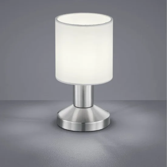 LAMPE DE TABLE PICCOLO EN NICKEL BLANC 2