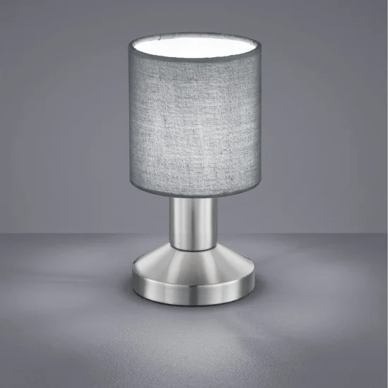 LAMPE DE TABLE PICCOLO EN NICKEL GRIS 2