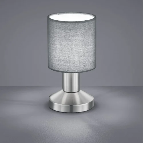 LAMPE DE TABLE PICCOLO EN NICKEL GRIS