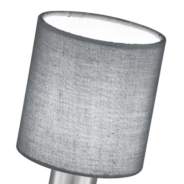 LAMPE DE TABLE PICCOLO EN NICKEL GRIS