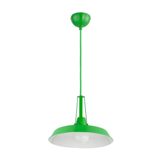 PENDENTIF EN ACIER VERT JOSIE 2