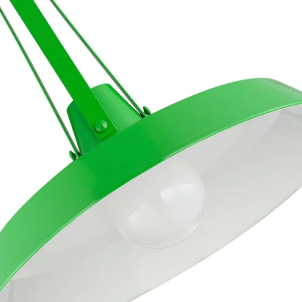 PENDENTIF EN ACIER VERT JOSIE