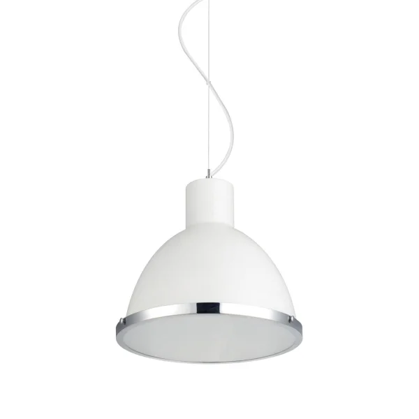 PENDENTIF COLTON EN ACIER BLANC
