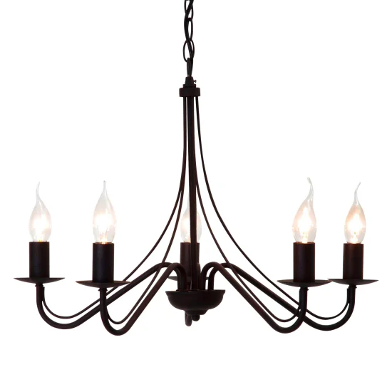 LAMPE DE PLAFOND 5 LUMIÈRES MIRANDA FORGES