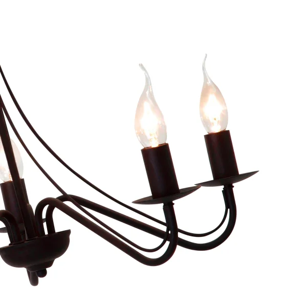 LAMPE DE PLAFOND 5 LUMIÈRES MIRANDA FORGES LAMPE DE PLAFOND 5 LUMIÈRES MIRANDA FORGES