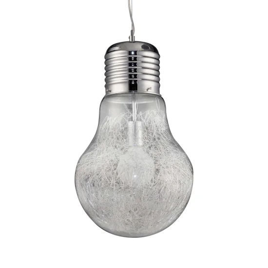 PENDENTIF AMPOULE EN ACIER