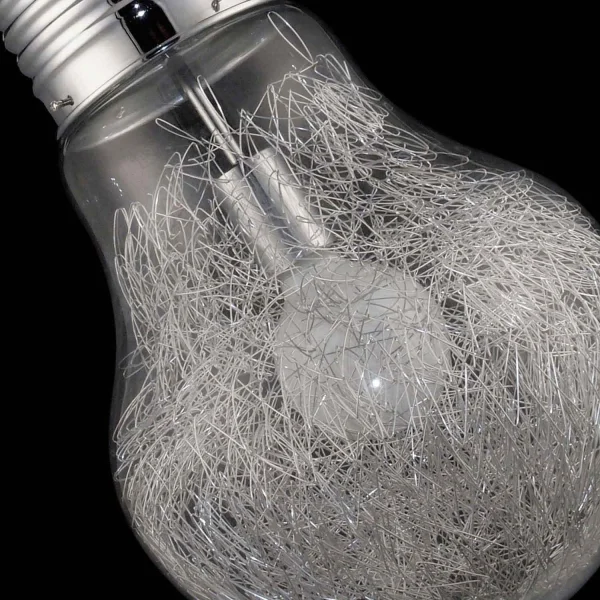 PENDENTIF AMPOULE EN ACIER