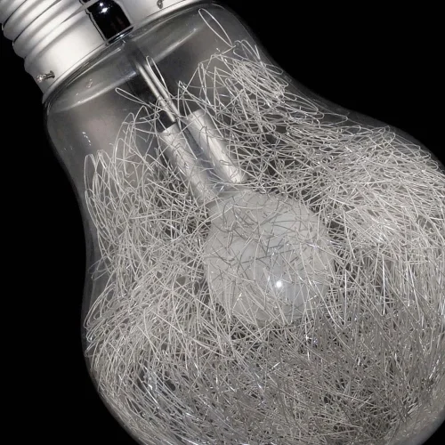 PENDENTIF AMPOULE EN ACIER