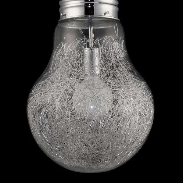 PENDENTIF AMPOULE EN ACIER