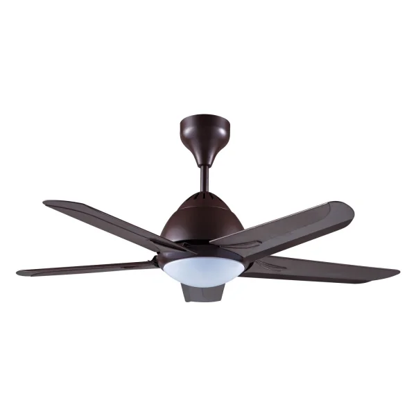 VENTILATEUR BRUN DE PLAFOND DE LED DE VESPER
