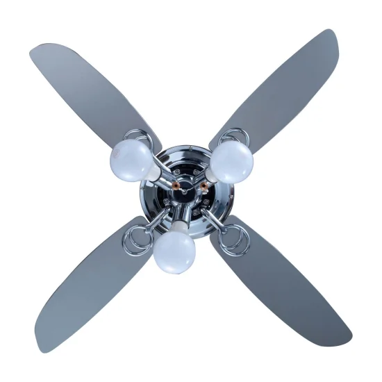 VENTILATEUR DE PLAFOND ARGENTÉ/ABRASÉ D’ABEILLE 2