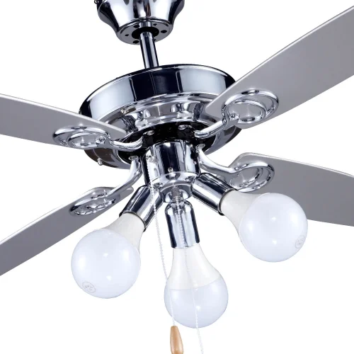 VENTILATEUR DE PLAFOND ARGENTÉ/ABRASÉ D’ABEILLE