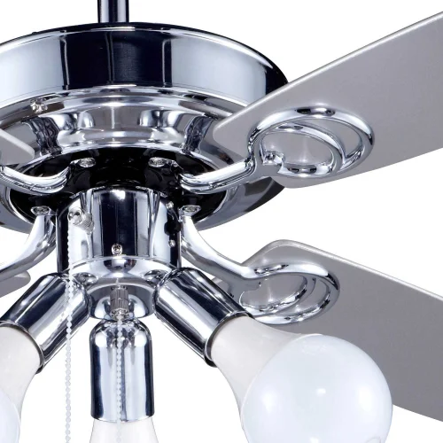 VENTILATEUR DE PLAFOND ARGENTÉ/ABRASÉ D’ABEILLE