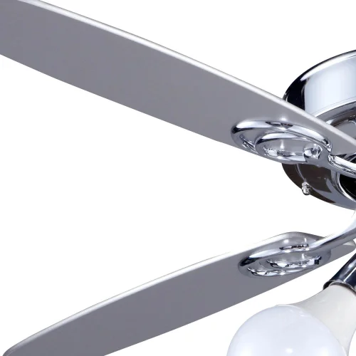 VENTILATEUR DE PLAFOND ARGENTÉ/ABRASÉ D’ABEILLE