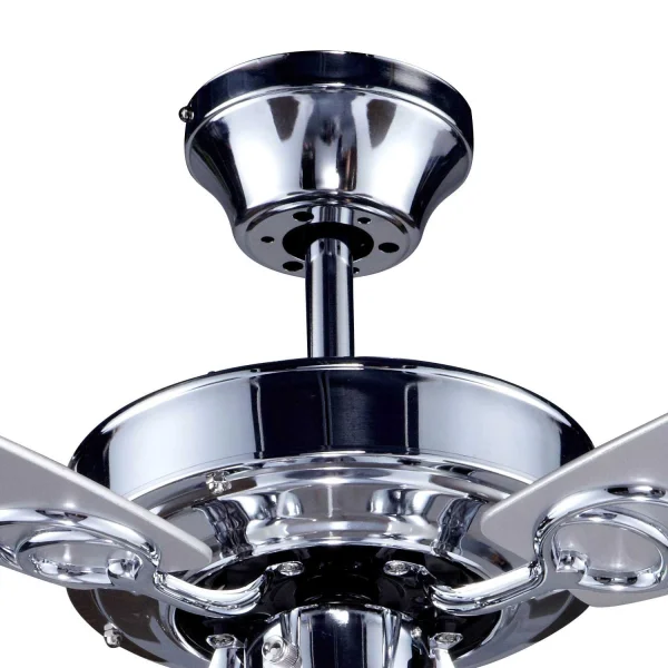 VENTILATEUR DE PLAFOND ARGENTÉ/ABRASÉ D’ABEILLE