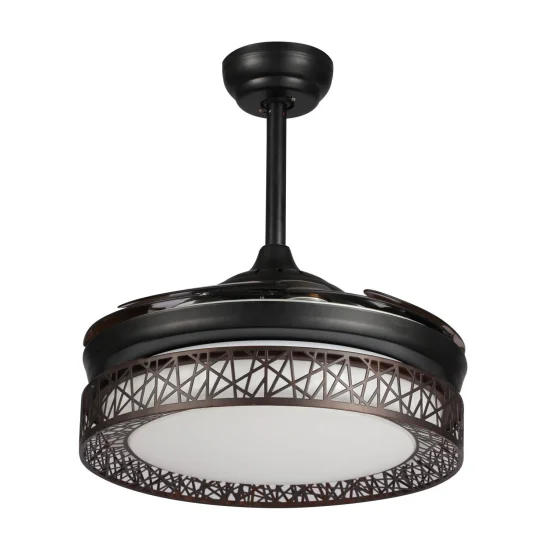 BRUN LED FORREST PLAFOND VENTILATEUR 2